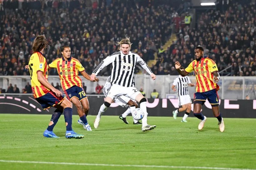 يوفنتوس يتجاوز ليتشي بثنائية ويستعيد نغمة الانتصارات في الدوري الإيطالي