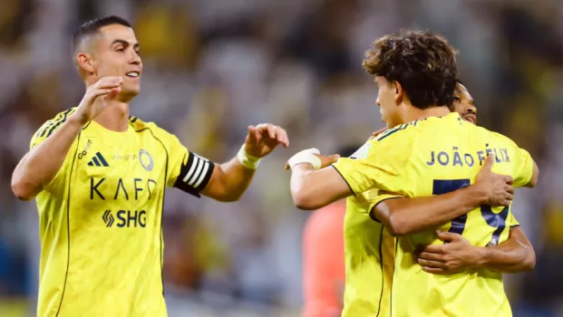 فوز النصر على الحزم ويصعد إلى صدارة الدوري السعودي